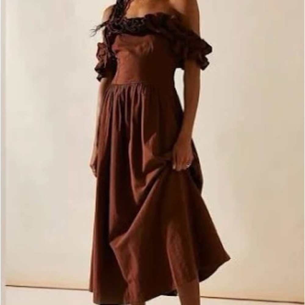 Free People Ruffle Up Midi